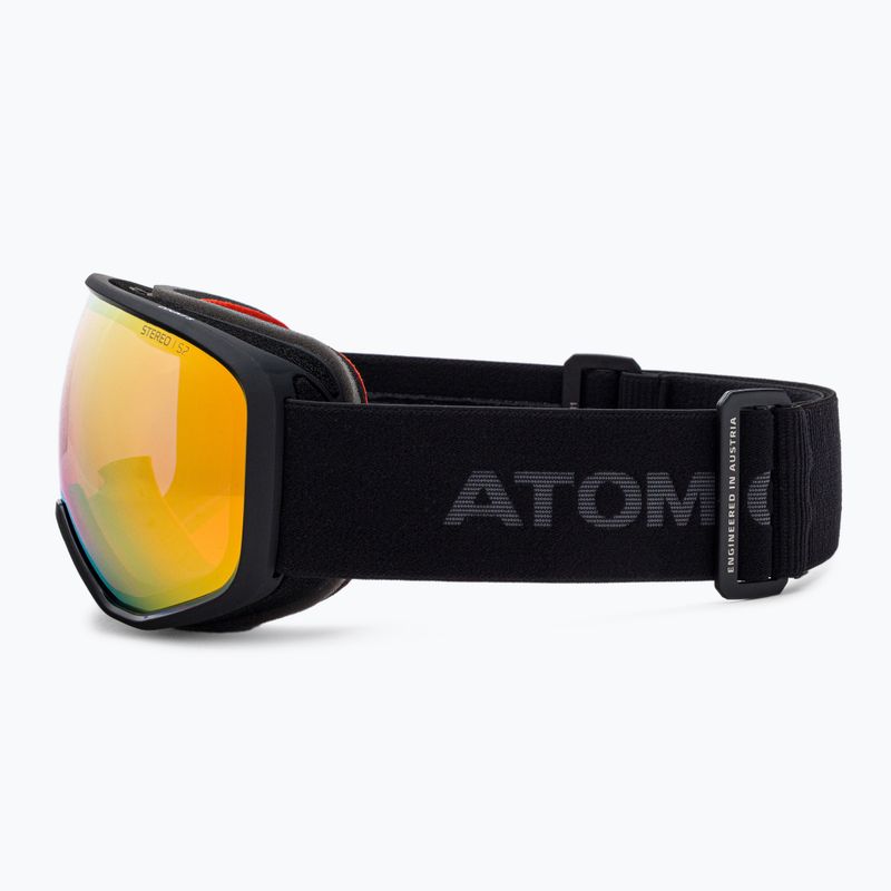 Atomic Count S Stereo occhiali da sci nero/giallo stereo 4