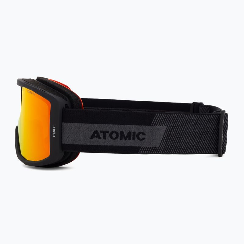 Occhiali da sci per bambini Atomic Count JR Cylindrical nero/rosso flash 4