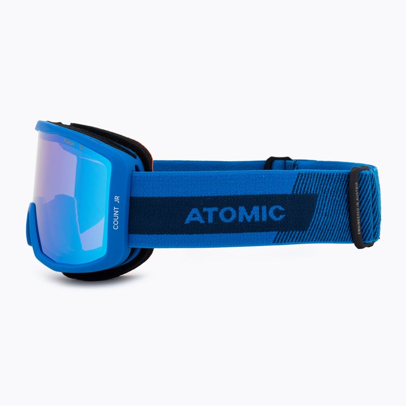 Occhiali da sci Atomic Count JR per bambini Cilindrico blu/blu 4