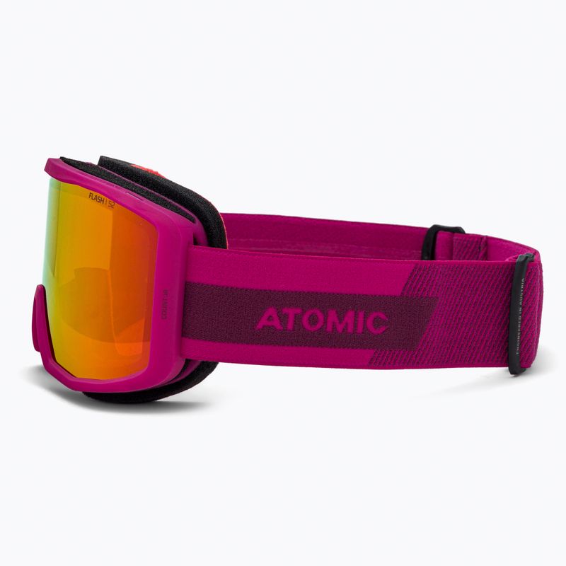 Occhiali da sci Atomic Count JR per bambini Cilindrico berry/rosa rosso 4