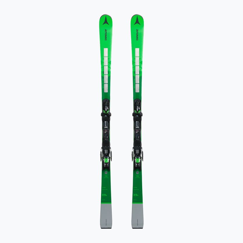 Sci da discesa Atomic Redster X9S Revo S da uomo + attacchi X12 GW verde/argento