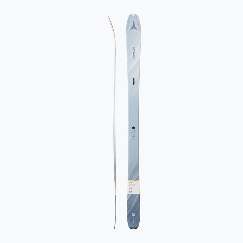 Sci da donna Atomic Backland 78W + Pelli grigio/kakhi 2