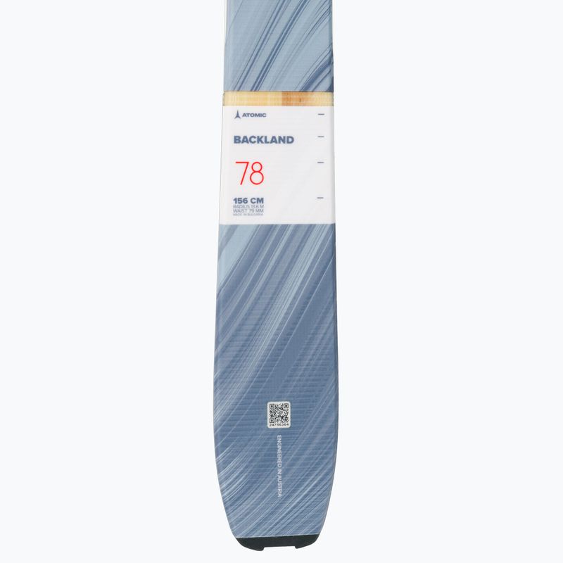 Sci da donna Atomic Backland 78W + Pelli grigio/kakhi 7