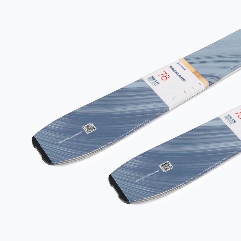 Sci da donna Atomic Backland 78W + Pelli grigio/kakhi 9