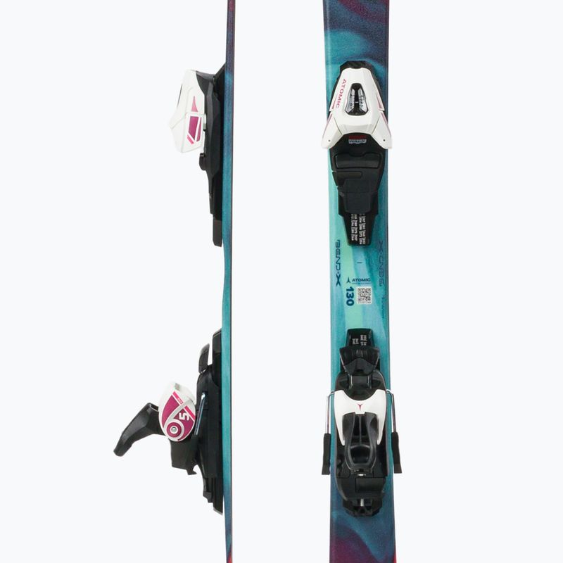Sci da discesa per bambini Atomic Maven Girl + attacchi C5 GW multicolore 5