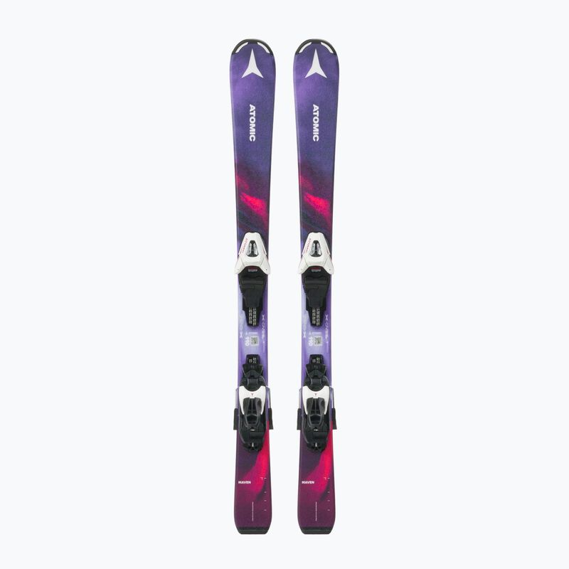 Sci da discesa per bambini Atomic Maven Girl + attacchi C5 GW multicolore/blu