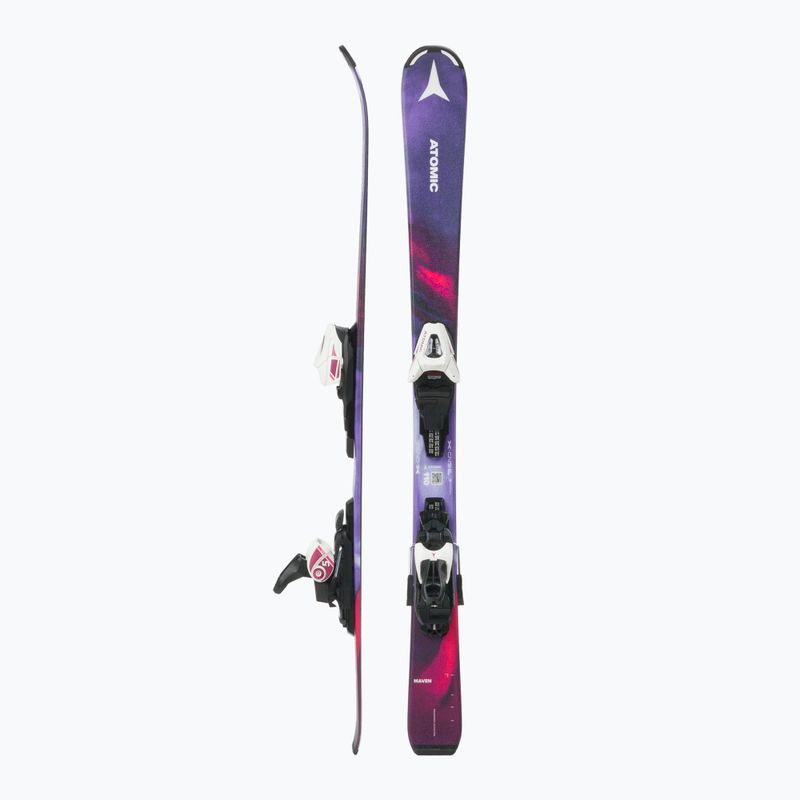 Sci da discesa per bambini Atomic Maven Girl + attacchi C5 GW multicolore/blu 2