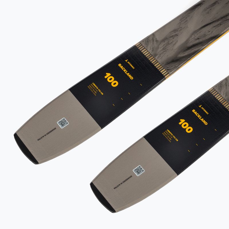 Sci da skate da uomo Atomic Backland 100 nero/grigio 7