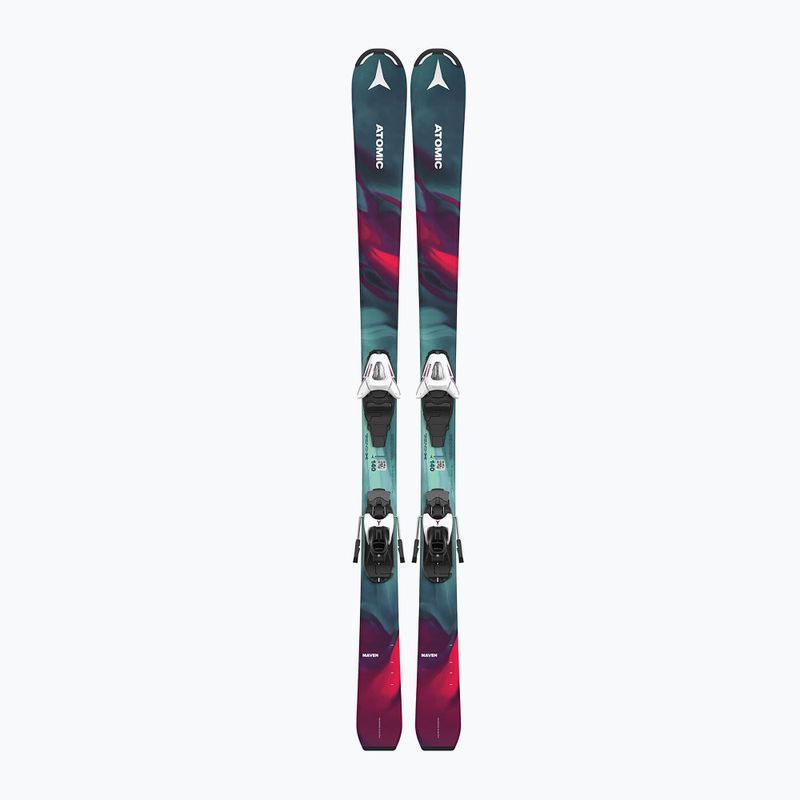 Sci da discesa per bambini Atomic Maven Girl + attacchi C5 GW multicolore 10