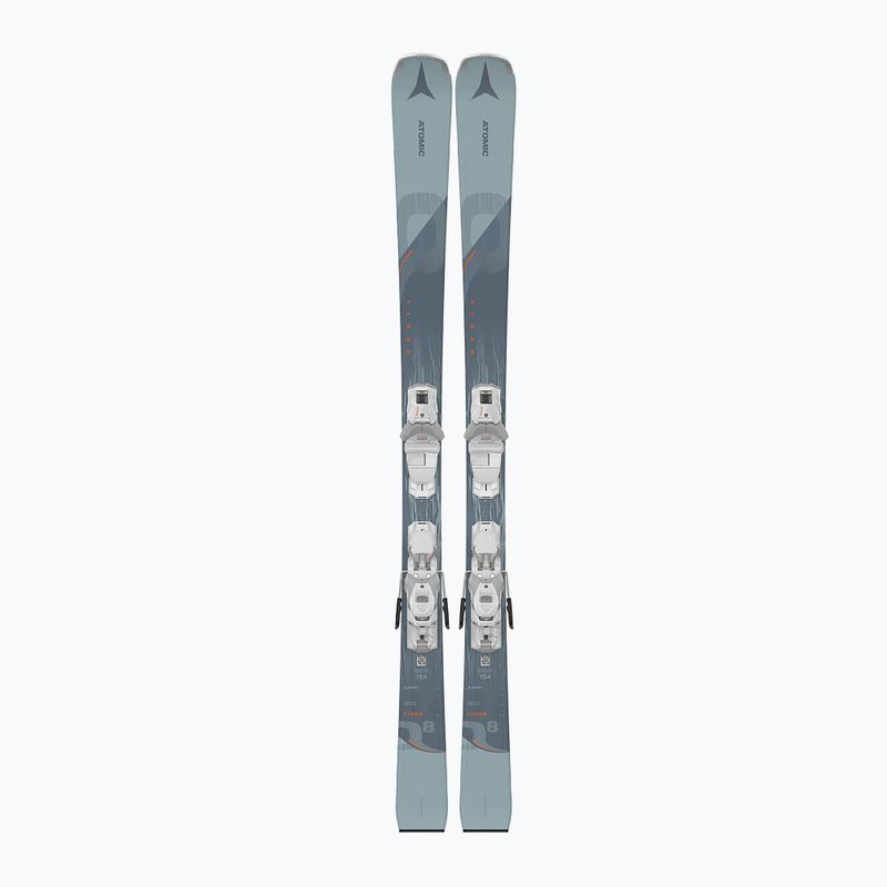 Sci da discesa da donna Atomic Cloud Q8 + attacchi M10 GW cachi/grigio 10