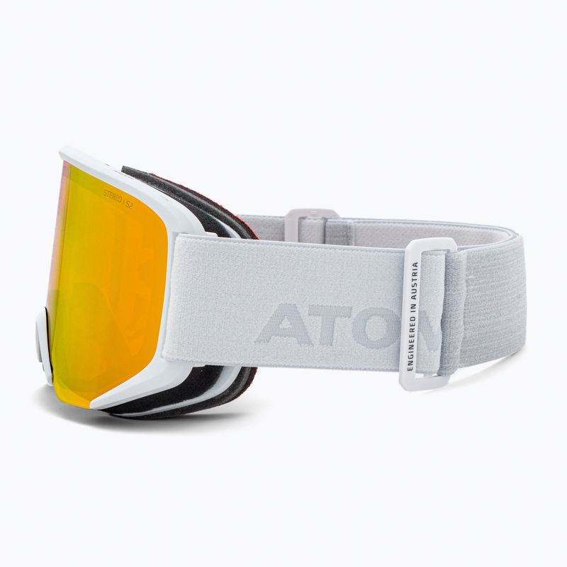 Occhiali da sci Atomic Savor Stereo grigio chiaro/rosso stereo 4