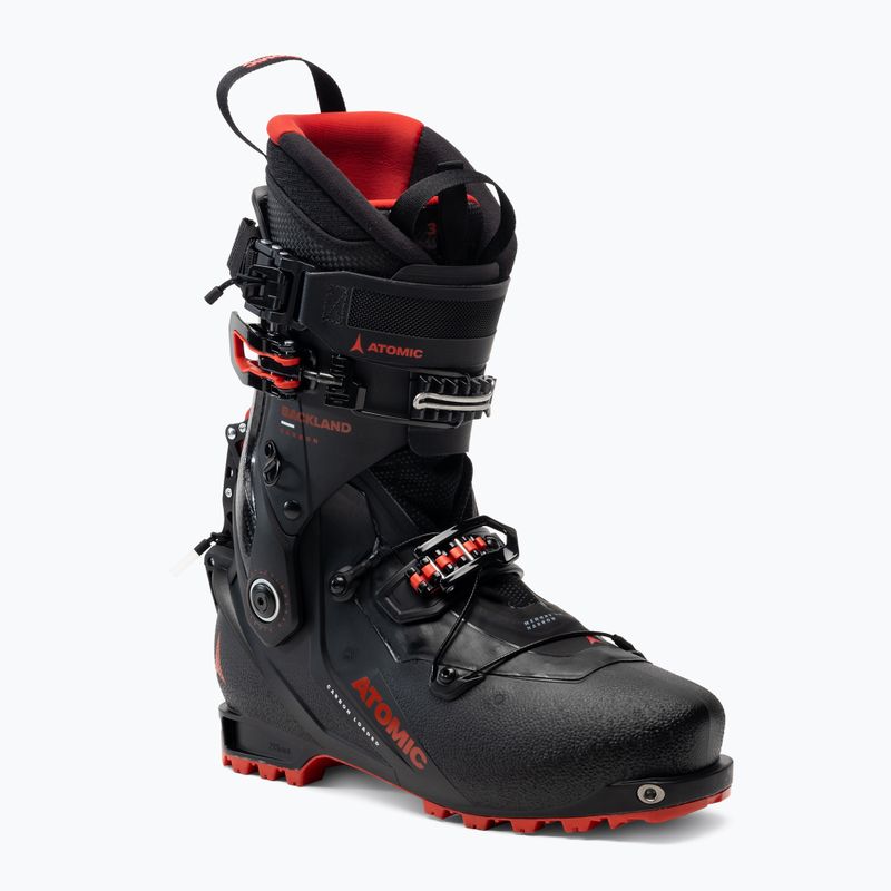 Scarpone da sci Atomic Backland Carbon nero/rosso da uomo