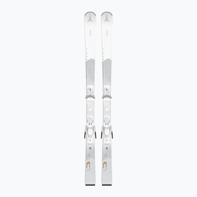 Sci da discesa da donna Atomic Cloud C7 White + attacchi M10 GW