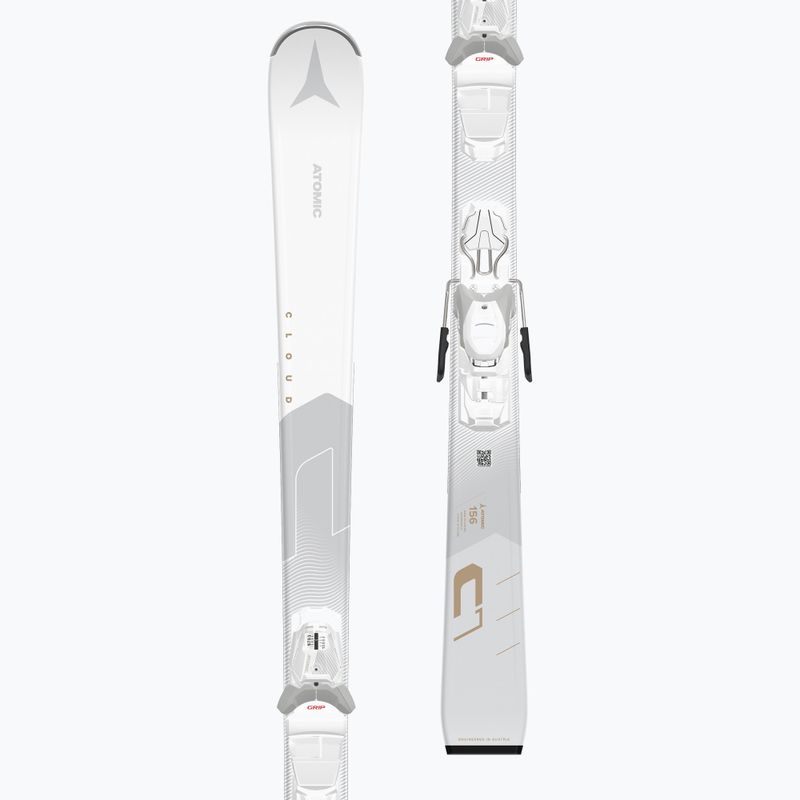 Sci da discesa da donna Atomic Cloud C7 White + attacchi M10 GW 10