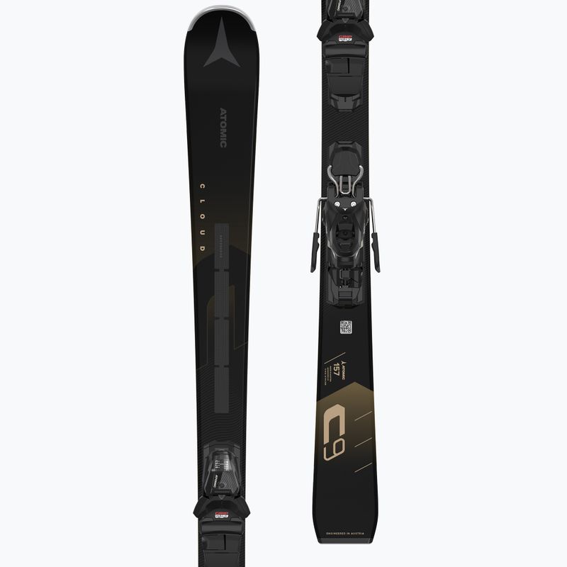 Sci da discesa da donna Atomic Cloud C9 Revoshock Light + attacchi M10 GW nero 13