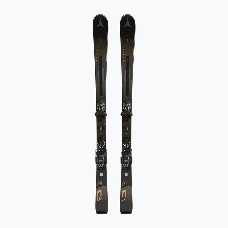 Sci da discesa da donna Atomic Cloud C9 Revoshock Light + attacchi M10 GW nero