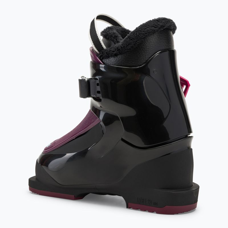 Scarponi da sci per bambini Atomic Hawx Kids 1 nero/viola/rosa 2