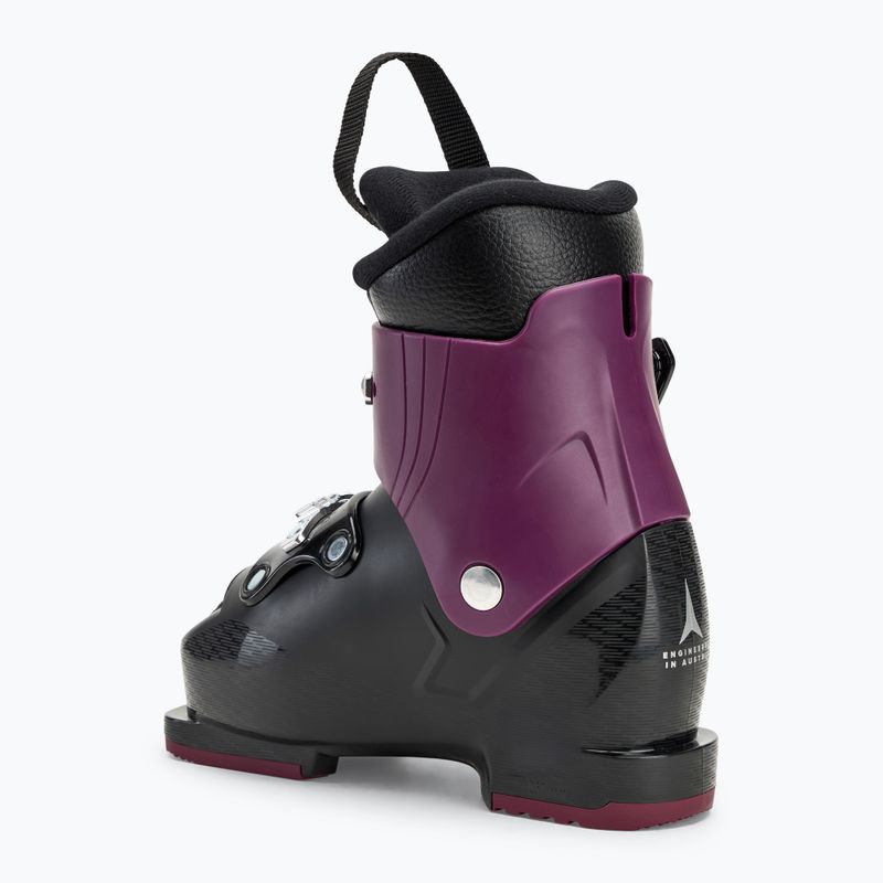 Scarponi da sci per bambini Atomic Hawx Kids 2 nero/viola/rosa 2