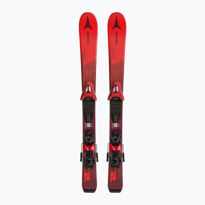 Sci da discesa per bambini Atomic Redster J2 JTXS + attacchi C5 GW 2023 rosso