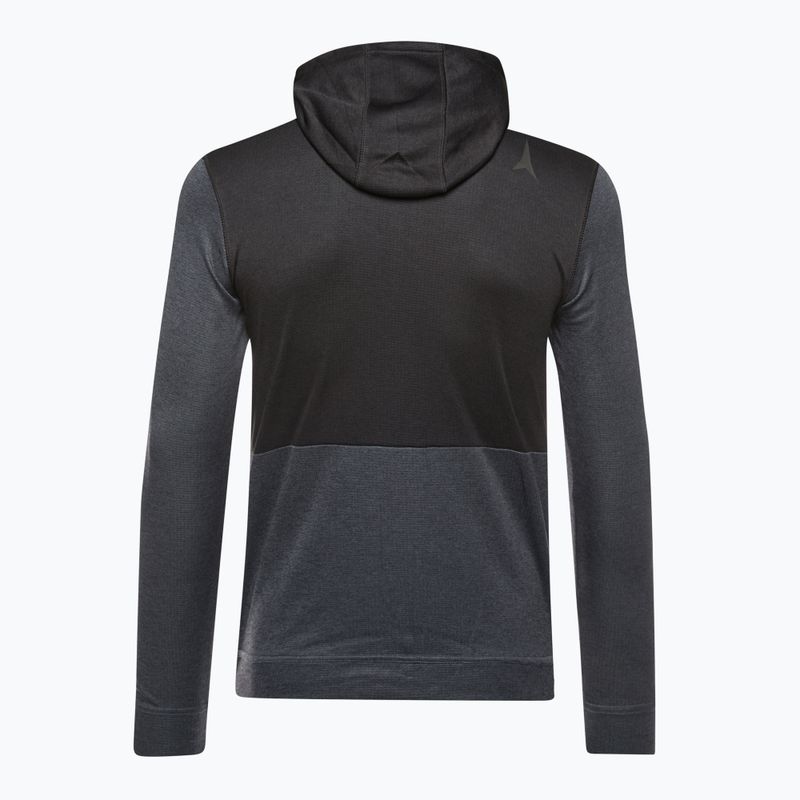 Felpa con cappuccio Atomic Alps FZ Uomo grigio/nero 2