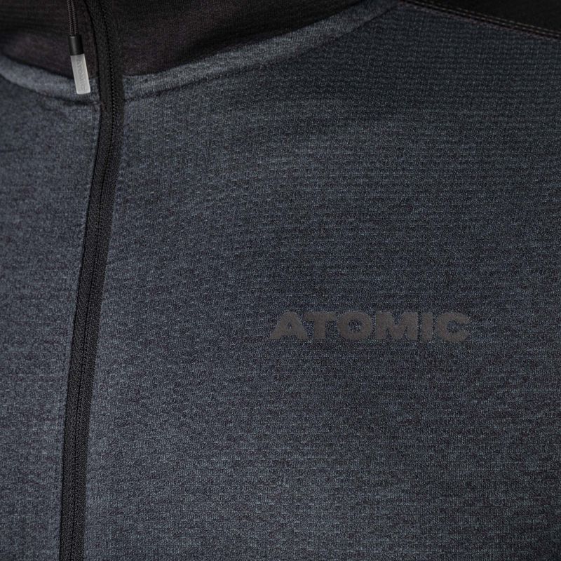 Felpa con cappuccio Atomic Alps FZ Uomo grigio/nero 3