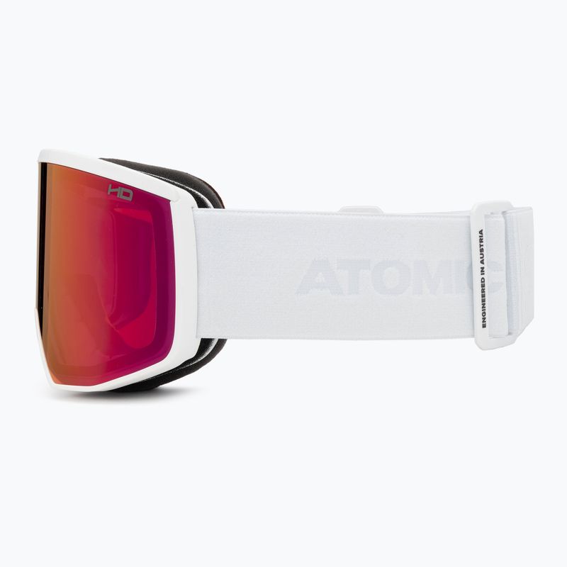 Occhiali da sci Atomic Four Pro HD bianco/rosa ramato 5