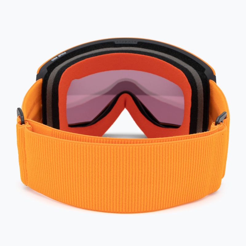 Occhiali da sci Atomic Four Pro HD arancione argento 4