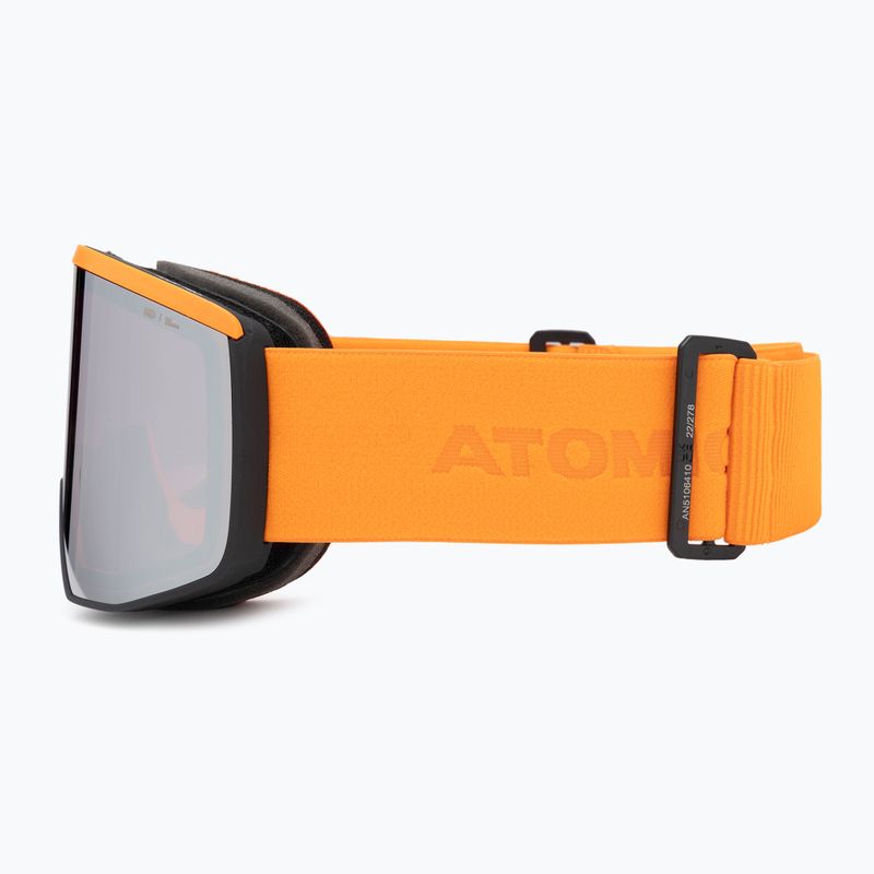 Occhiali da sci Atomic Four Pro HD arancione argento 5