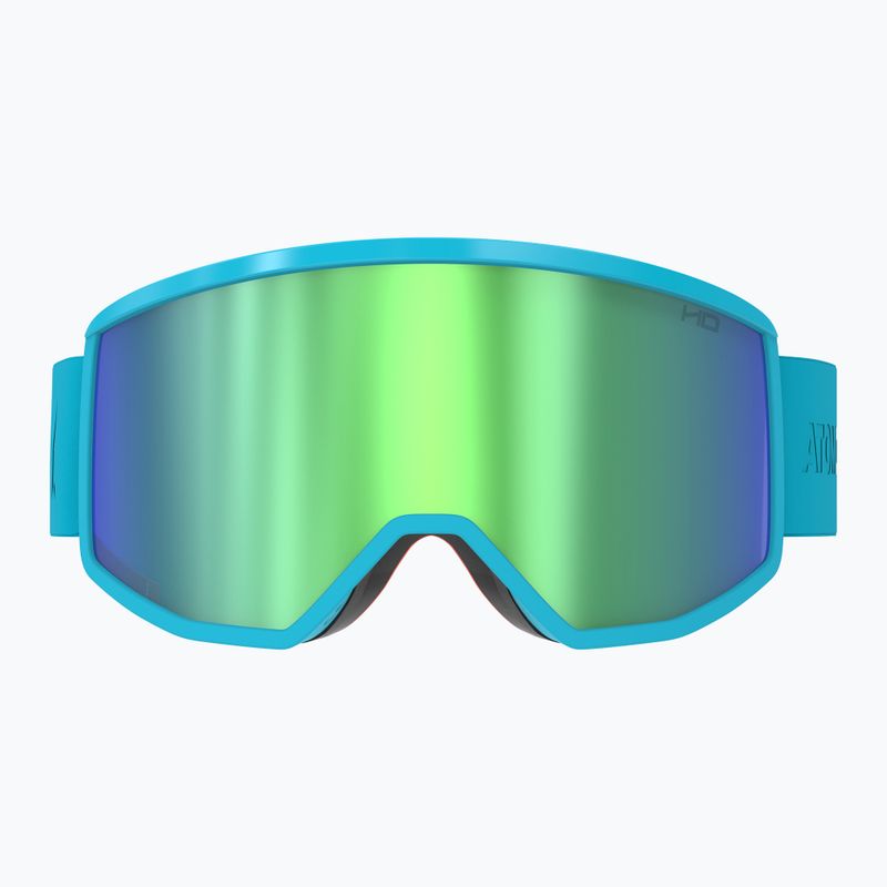 Occhiali da sci Atomic Four HD blu/verde hd 2