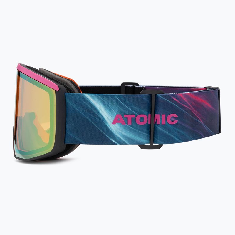 Occhiali da sci Atomic Four Pro HD Photo verde/viola/cosmo/oro verde 5