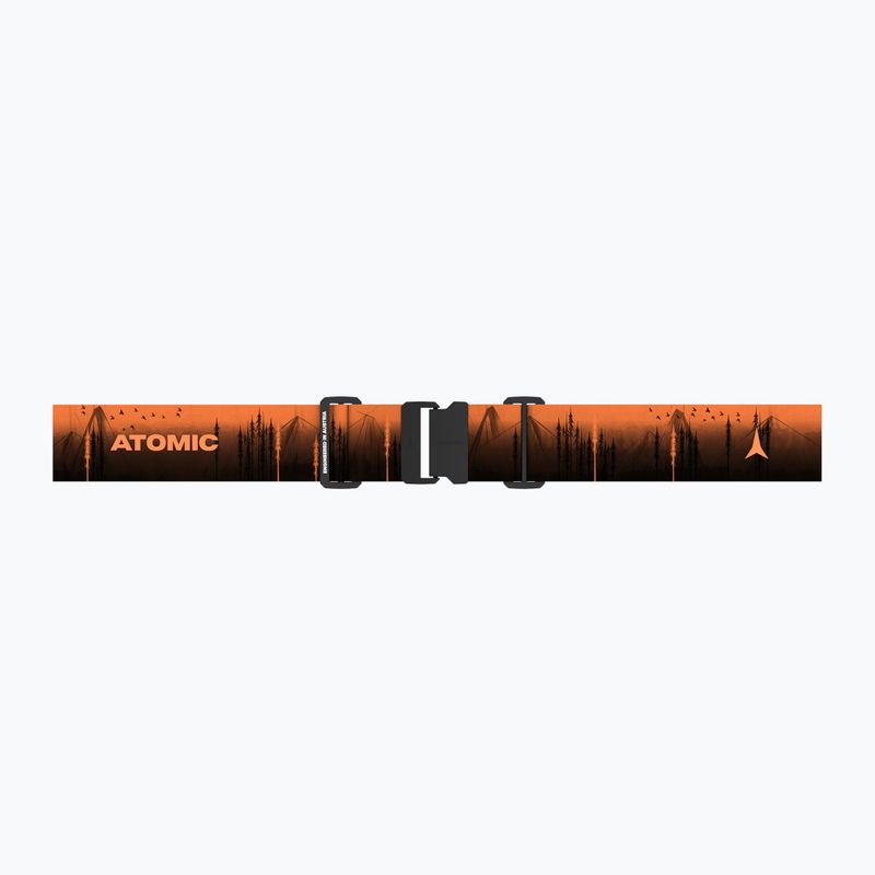 Occhiali da sci Atomic Four Pro HD Photo nero/arancio/trio/ambra oro 6