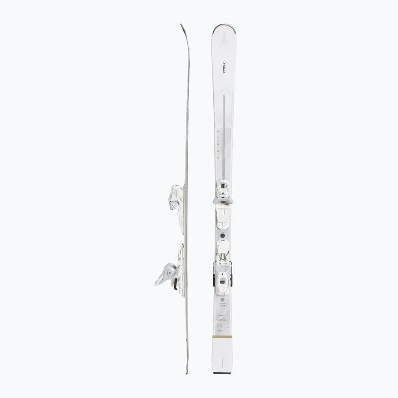 Sci da discesa da donna Atomic Cloud C11 + attacchi M 10 GW bianco 2