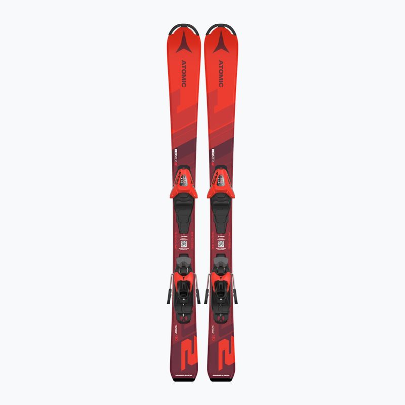 Sci da discesa per bambini Atomic Redster J2 JTS + attacchi C5 GW rosso