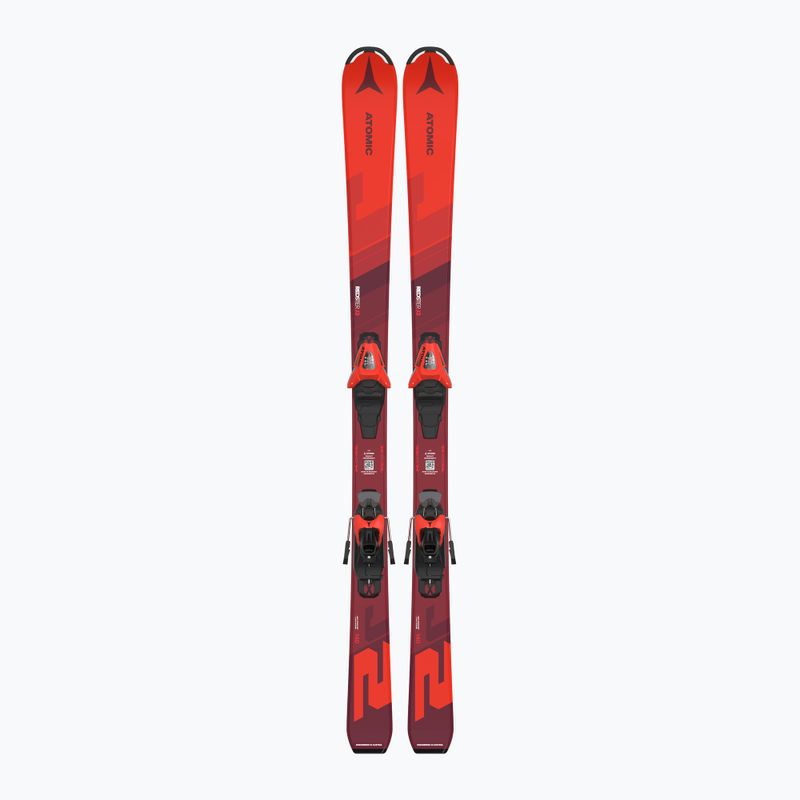 Sci da discesa per bambini Atomic Redster J2 JTM + attacchi C5 GW rosso