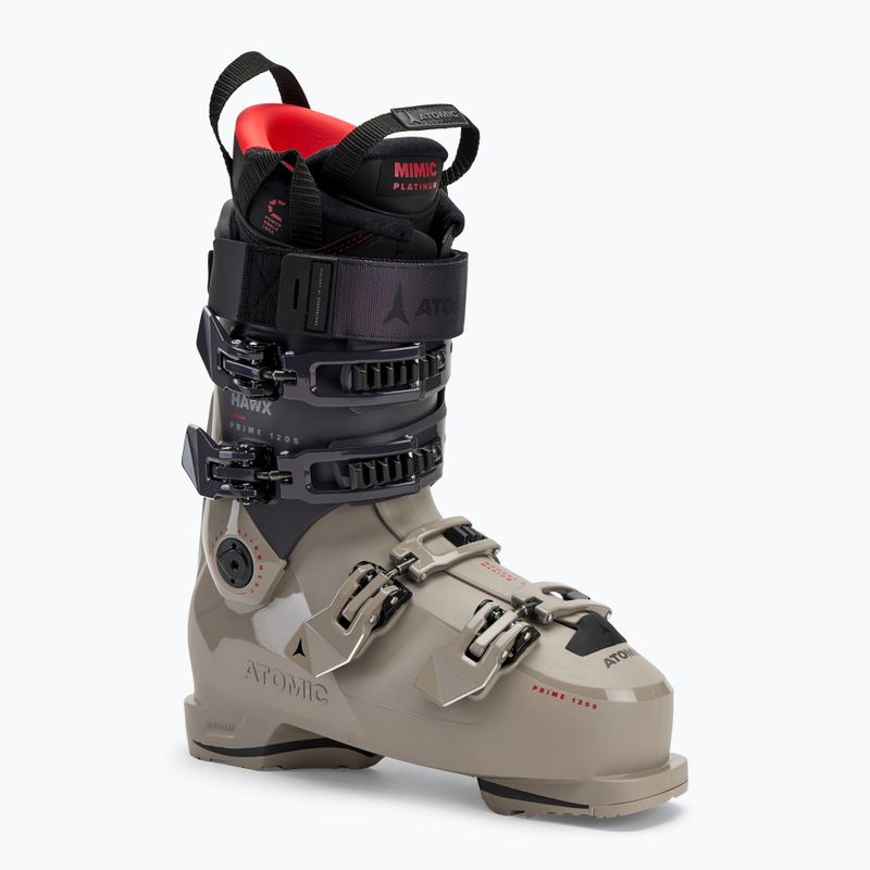 Scarponi da sci Atomic Hawks Prime 120 S GW da uomo in cemento/non viola/rosso
