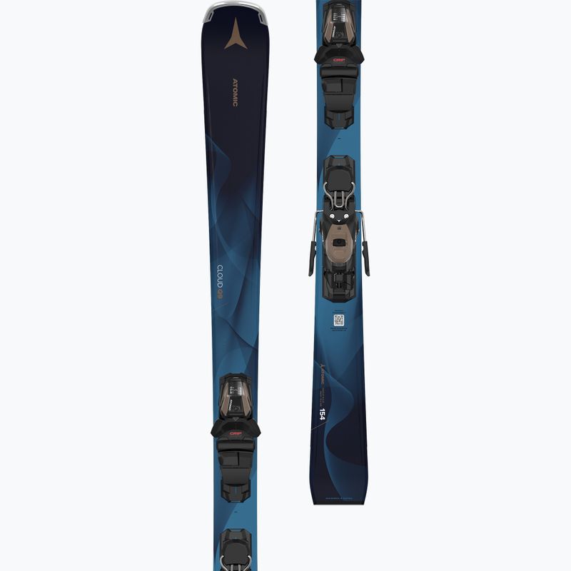 Sci da discesa da donna Atomic Cloud Q9 + attacchi M10 GW blu 10