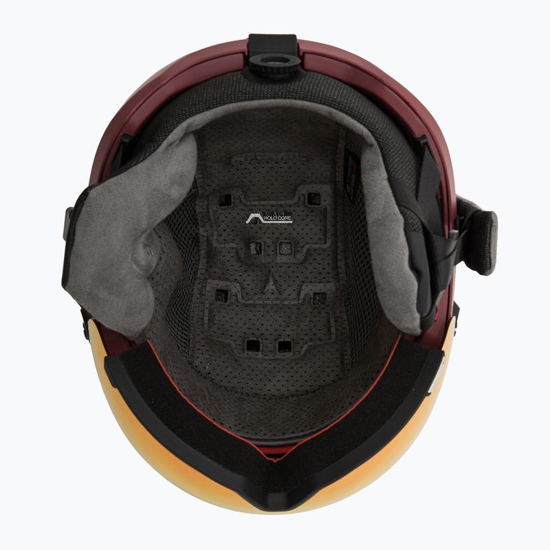 Casco da sci Atomic Savor Visor Stereo maroon/red stereo 5