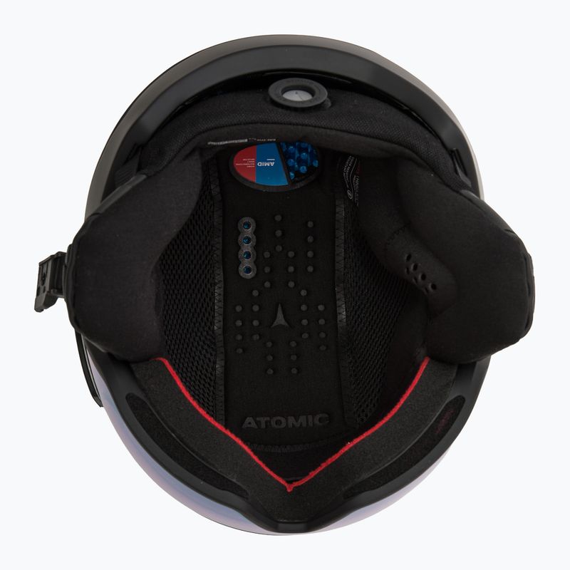Casco da sci Atomic Revent GT Amid Visor HD nero/verde hd 6