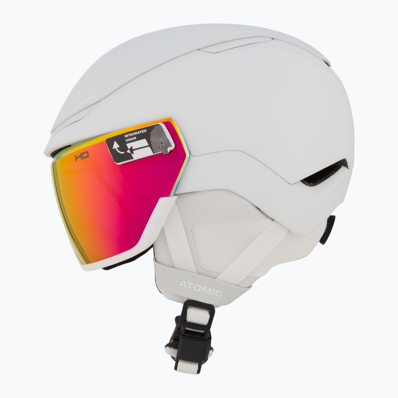 Casco da sci Atomic Revent GT Amid Visor HD bianco erica/rosso hd 4