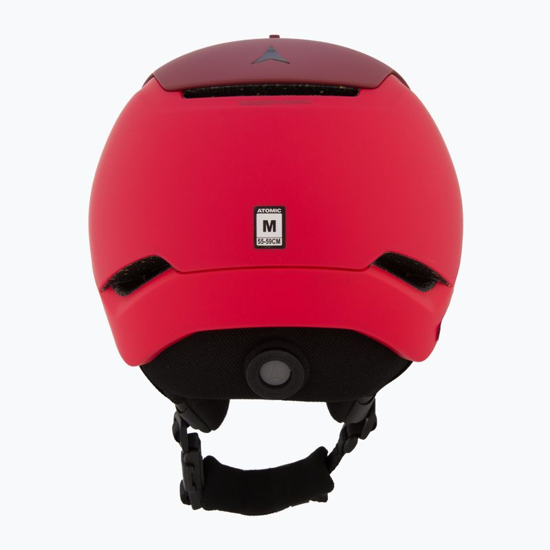 Casco da sci Atomic Revent GT Amid Visor HD rosso/rosso 3