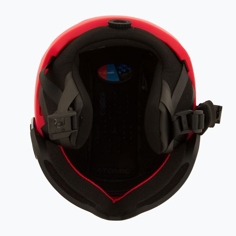 Casco da sci Atomic Revent GT Amid Visor HD rosso/rosso 5