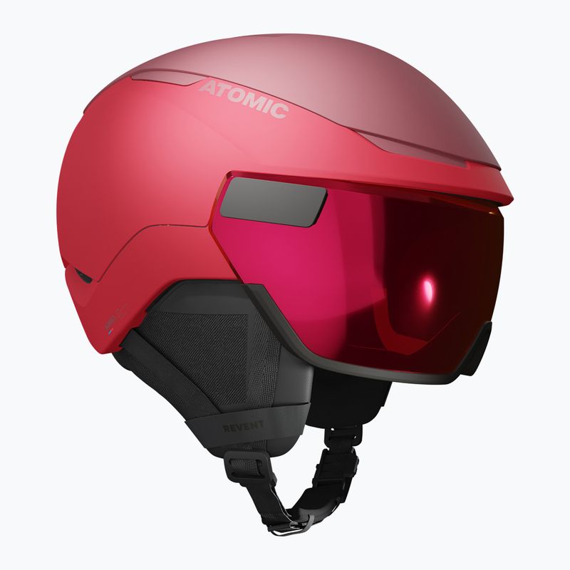 Casco da sci Atomic Revent GT Amid Visor HD rosso/rosso 8