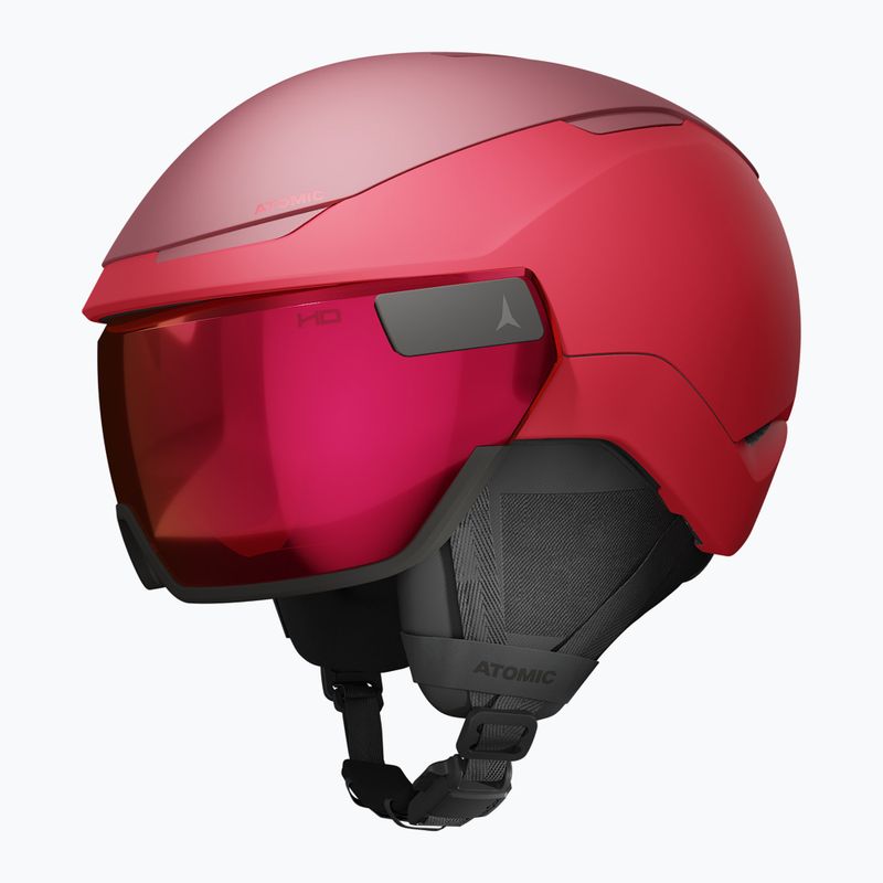 Casco da sci Atomic Revent GT Amid Visor HD rosso/rosso 9