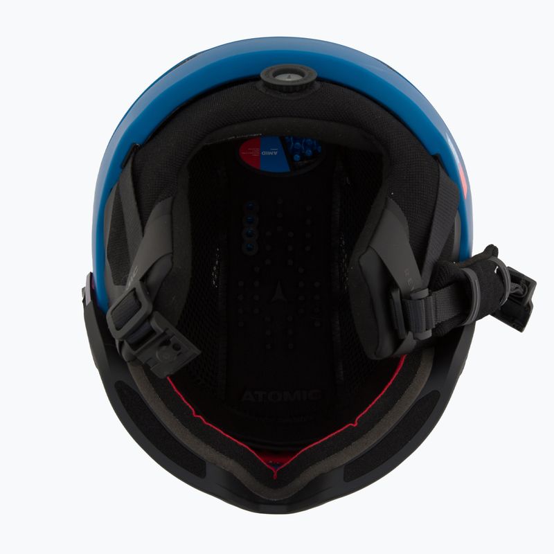 Casco da sci Atomic Revent GT Amid Visor HD blu/argento hd 5