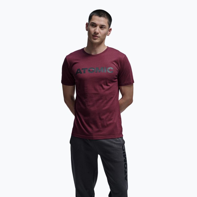 Maglietta Atomic Alps da uomo marrone