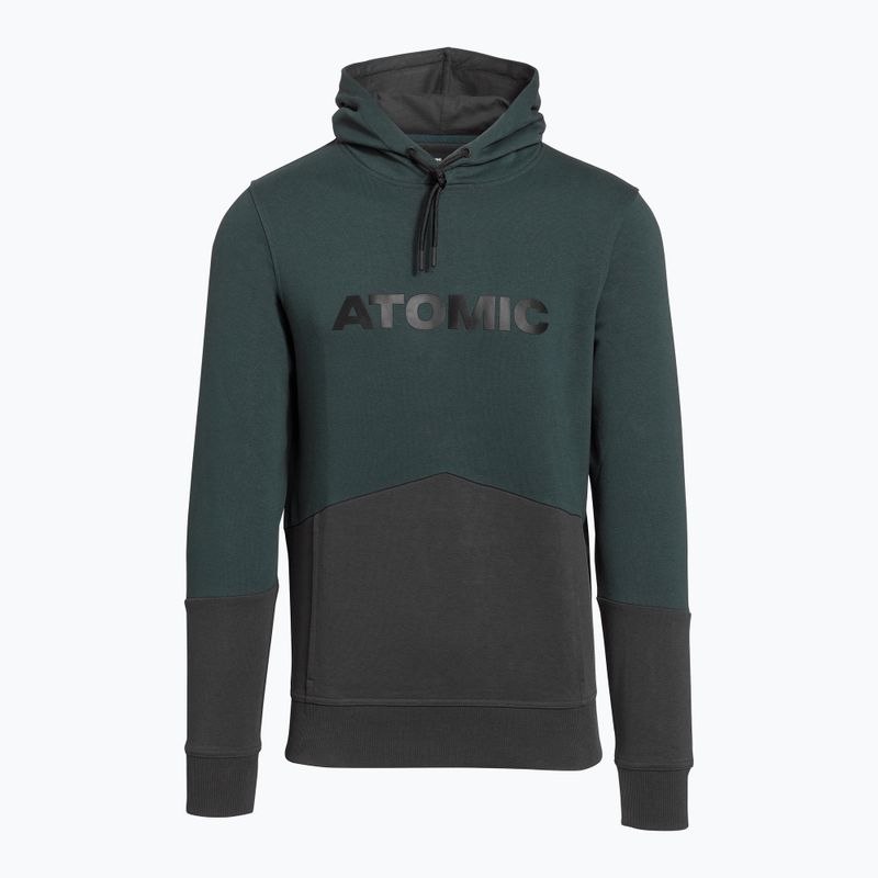 Felpa Atomic RS con cappuccio verde scuro/ antracite 3