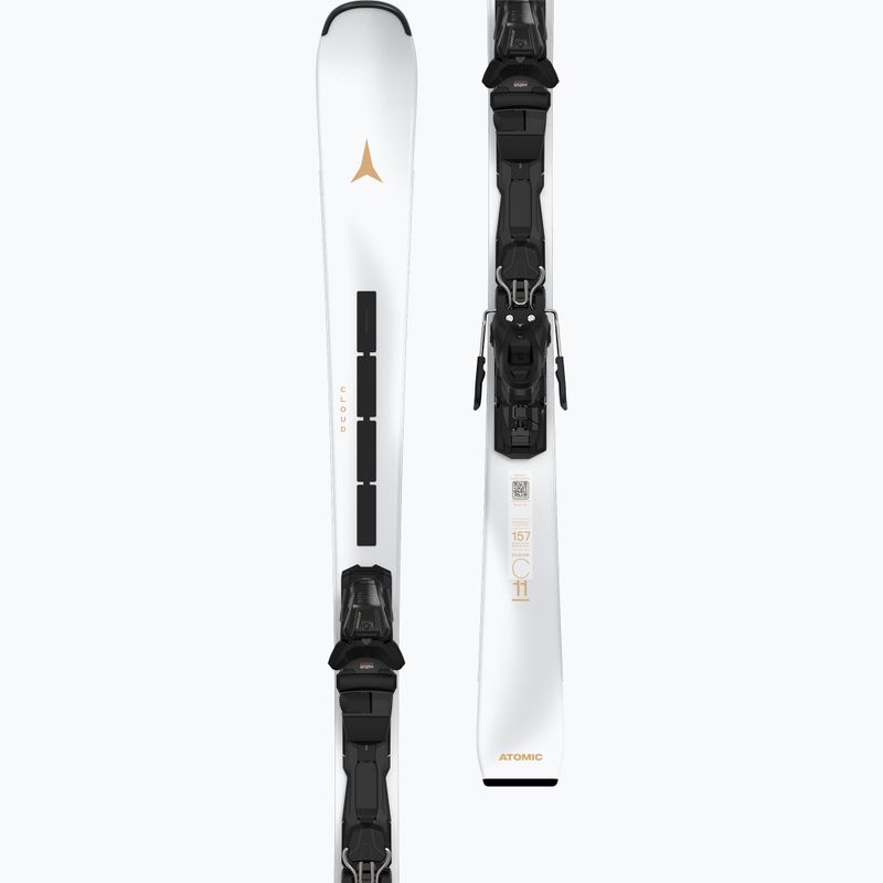 Sci da discesa donna Atomic Cloud C11 Revoshock Light + attacchi M10 GW white 8