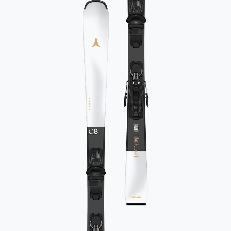 Sci donna Atomic Cloud C8 + attacchi M10 GW white/black 7