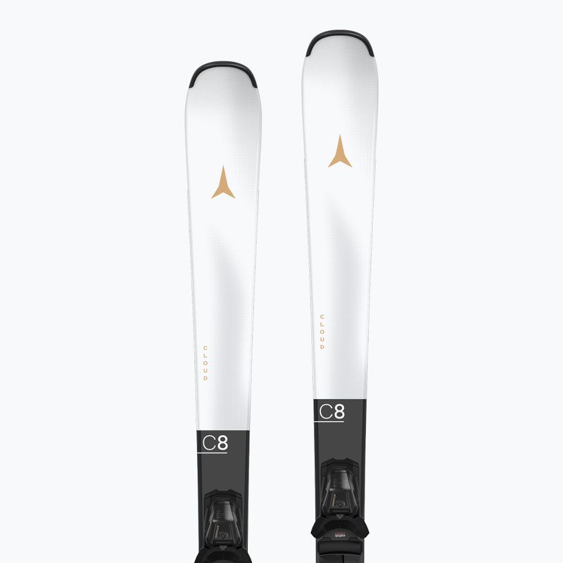 Sci donna Atomic Cloud C8 + attacchi M10 GW white/black 8