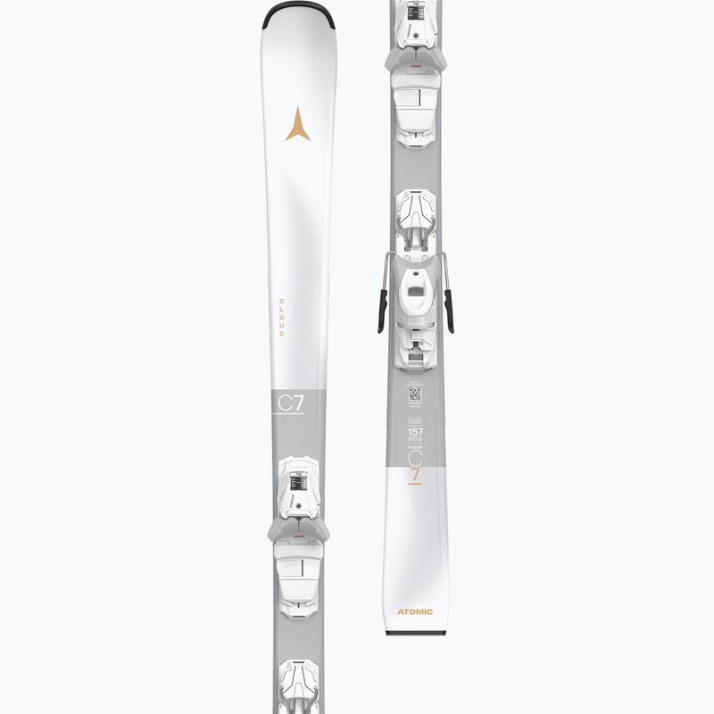 Sci da discesa donna Atomic Cloud C7 White + attacchi M10 GW white 7